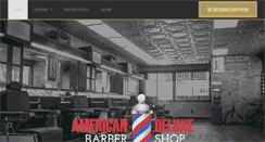 Desktop Screenshot of americandeluxebarbershop.com